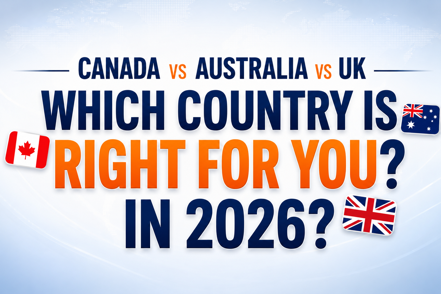 Canada vs Australia vs UK PR